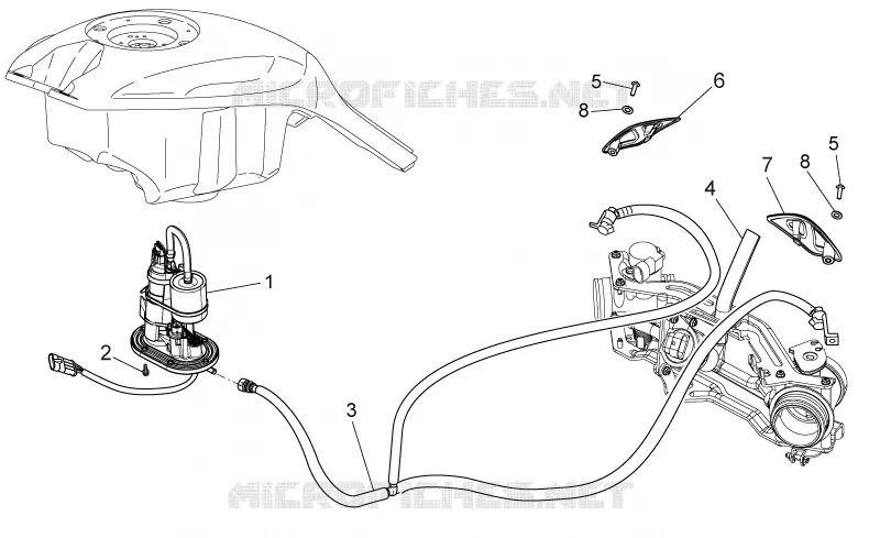 Alimentation MOTO GUZZI MOTO-GUZZI-MOTORCYCLES 1200 GRISO 2009  Griso 8V E3