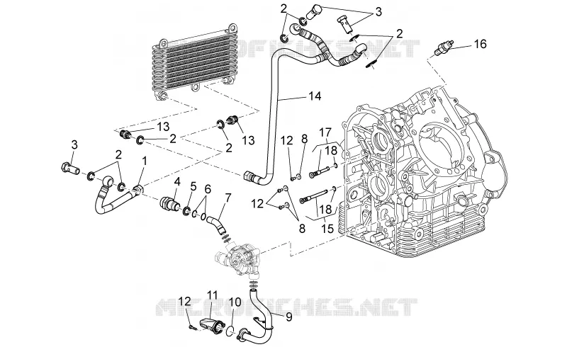 Lubrification MOTO GUZZI MOTO-GUZZI-MOTORCYCLES 1200 GRISO 2012  Griso 8V E3