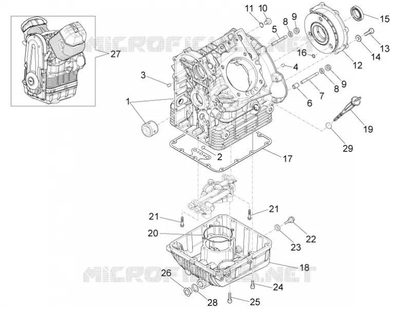 Carter I MOTO GUZZI MOTO-GUZZI-MOTORCYCLES 1200 GRISO 2016  Griso S.E. 8V E3