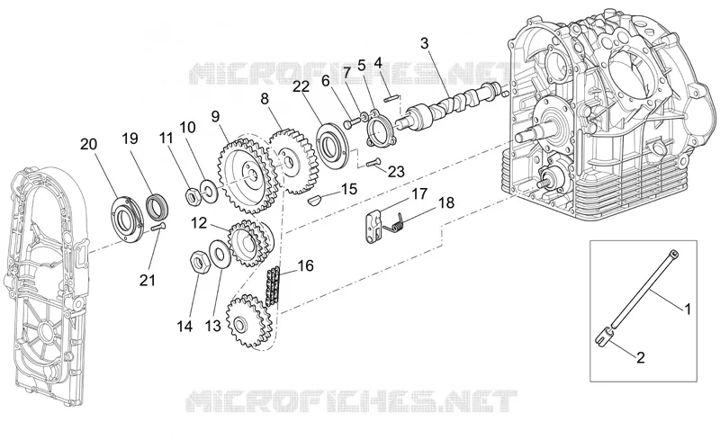 Distribution MOTO GUZZI MOTO-GUZZI-MOTORCYCLES 1100 GRISO 2005  Griso V IE