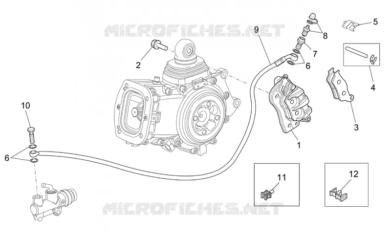 Pince frein AR MOTO GUZZI MOTO-GUZZI-MOTORCYCLES 1100 GRISO 2008  Griso V IE