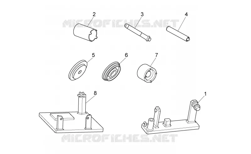 Specific tools II MOTO GUZZI MOTO-GUZZI-MOTORCYCLES 1100 GRISO 2007  Griso V IE