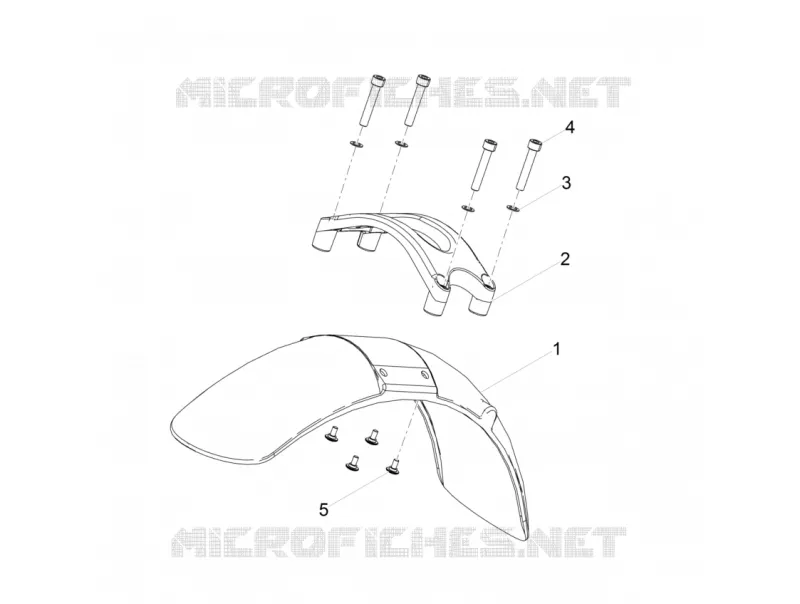 Garde-boue Av.-Embasement MOTO GUZZI MOTO-GUZZI-MOTORCYCLES 750 V7 2018  V7 III Carbon 750 E4