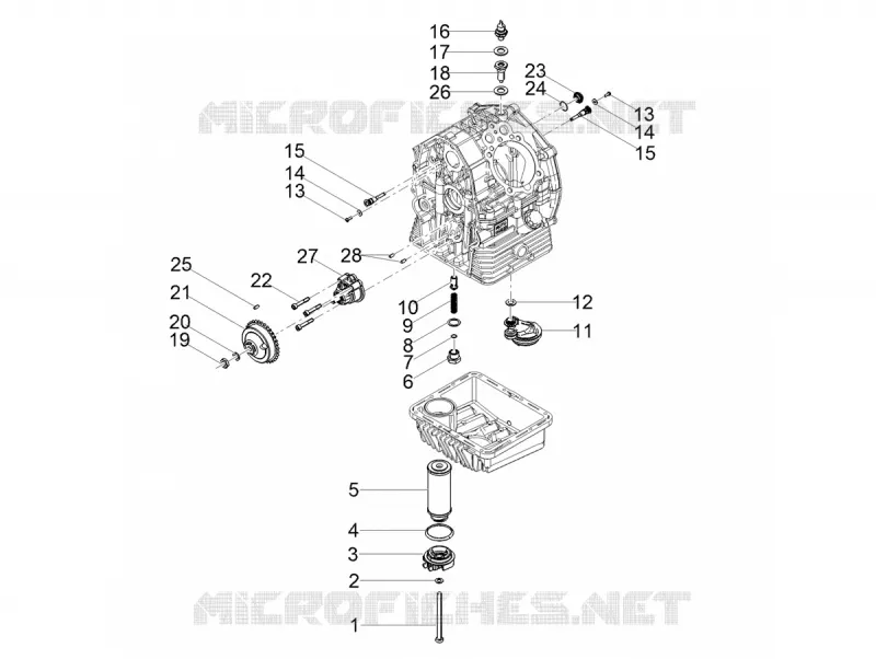 Lubrification MOTO GUZZI MOTO-GUZZI-MOTORCYCLES 750 V7 2018  V7 III Carbon 750 E4