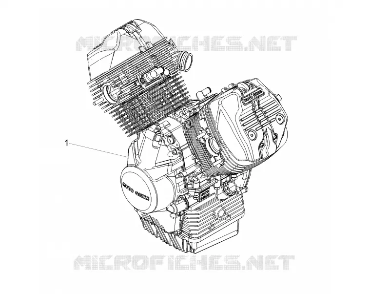 Moteur-Groupe complementaire MOTO GUZZI MOTO-GUZZI-MOTORCYCLES 750 V7 2017  V7 III Special 750 E4 ABS