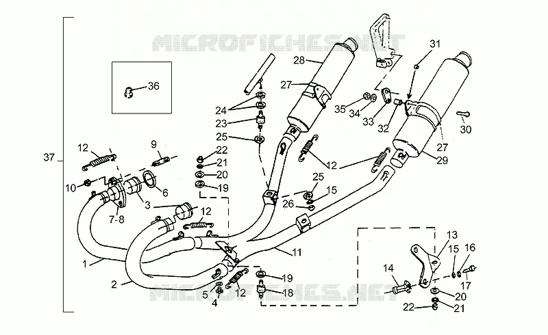 Kit potentialisation MOTO GUZZI MOTO-GUZZI-MOTORCYCLES 1100 SPORT 1994  Sport Carburatori 1100