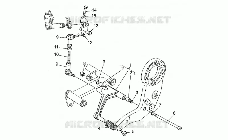 Selecteur boîte de vitesse MOTO GUZZI MOTO-GUZZI-MOTORCYCLES 1100 SPORT 1995  Sport Carburatori 1100