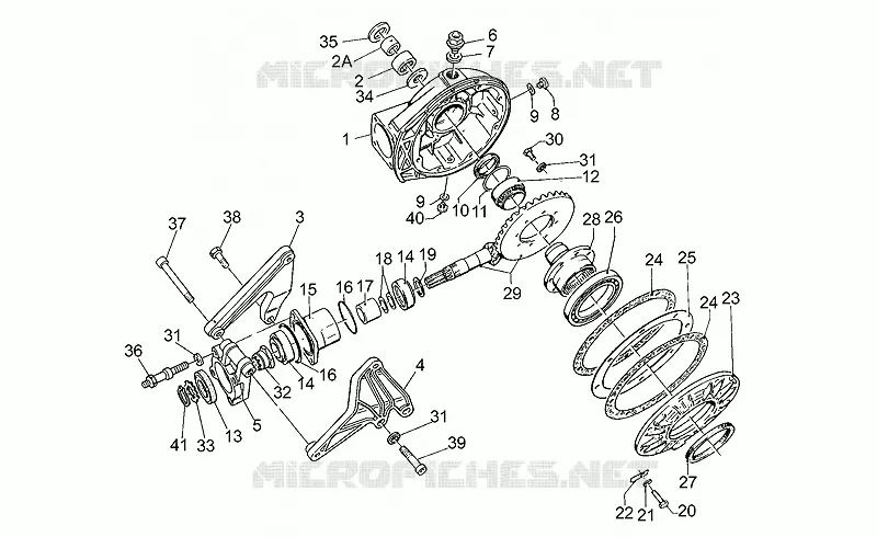 Transmission cpl. I MOTO GUZZI MOTO-GUZZI-MOTORCYCLES 1100 SPORT 1996  Sport Carburatori 1100