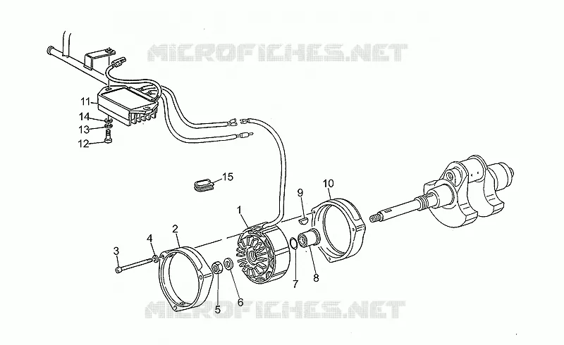 Alternateur - Régul. MOTO GUZZI MOTO-GUZZI-MOTORCYCLES 1100 SPORT 1998  Sport Iniezione 1100