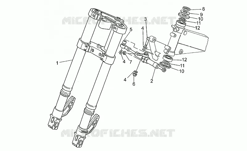 DIRECTION MOTO GUZZI MOTO-GUZZI-MOTORCYCLES 1100 SPORT 1998  Sport Iniezione 1100