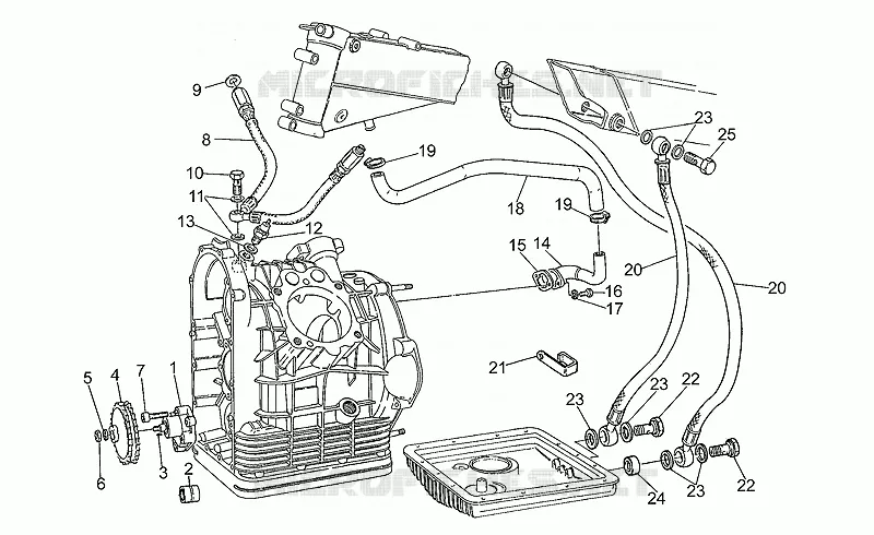 Pompe à huile MOTO GUZZI MOTO-GUZZI-MOTORCYCLES 1100 SPORT 1997  Sport Iniezione 1100