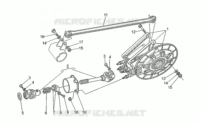 Transmission cpl. II MOTO GUZZI MOTO-GUZZI-MOTORCYCLES 1100 SPORT 1997  Sport Iniezione 1100