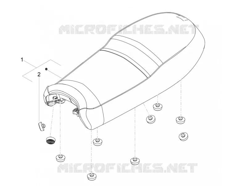 SELLE MOTO GUZZI MOTO-GUZZI-MOTORCYCLES 750 V7 2019  V7 III Milano 750 Euro 4 ABS