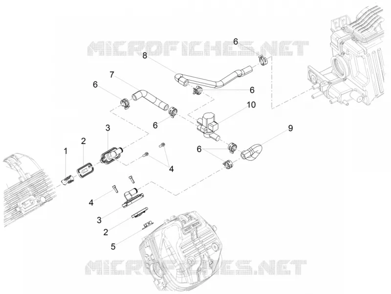AIR SECONDAIRE MOTO GUZZI MOTO-GUZZI-MOTORCYCLES 750 V7 2020  V7 III Racer 10th Anniversary 750 Euro 4 ABS