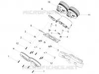 COMPTEUR FEUX ET INSTRUMENTS 750 guzzi-laverda-scarabeo V7 2019 33