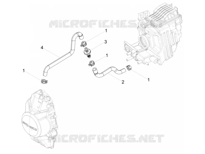 Installation Blow-by MOTO GUZZI MOTO-GUZZI-MOTORCYCLES 750 V7 2019  V7 III Special 750 Euro 4 ABS
