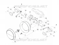 Eclairages avant FEUX ET INSTRUMENTS 750 guzzi-laverda-scarabeo V7 2019 23