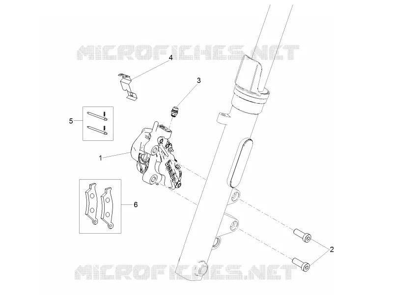 ETRIER DE FREIN AVANT MOTO GUZZI MOTO-GUZZI-MOTORCYCLES 750 V7 2020  V7 III Stone 750 Euro 4