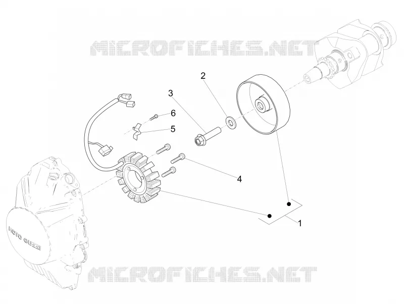 ALLUMAGE - ROTOR - STATOR MOTO GUZZI MOTO-GUZZI-MOTORCYCLES 750 V7 2019  V7 III Stone Night Pack 750 Euro 4