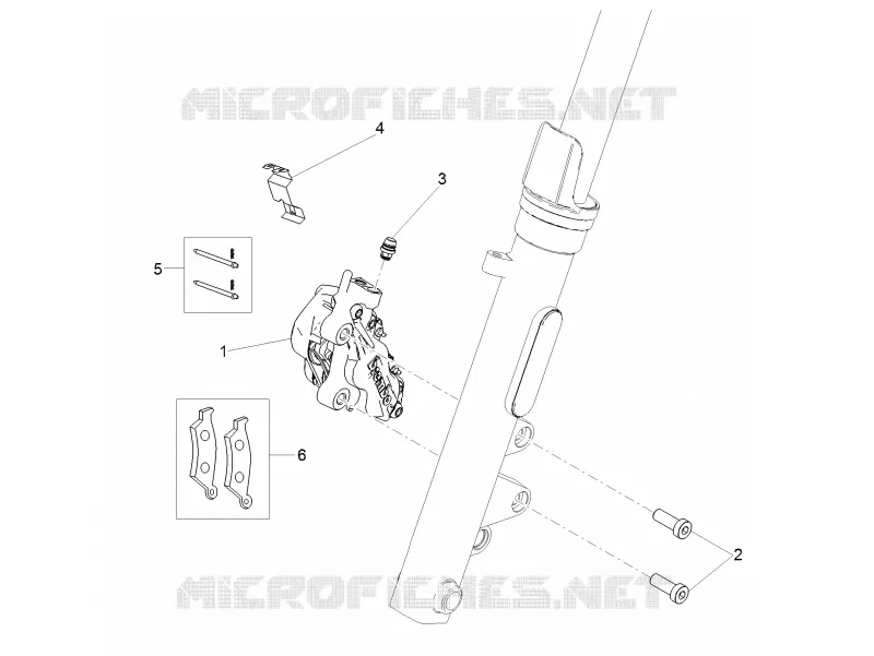 ETRIER DE FREIN AVANT MOTO GUZZI MOTO-GUZZI-MOTORCYCLES 850 V7 2021  V7 Special 850 Euro 5 ABS