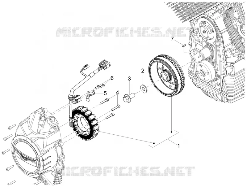 ALLUMAGE - ROTOR - STATOR MOTO GUZZI MOTO-GUZZI-MOTORCYCLES 850 V7 2021  V7 Special 850 Euro 5 ABS