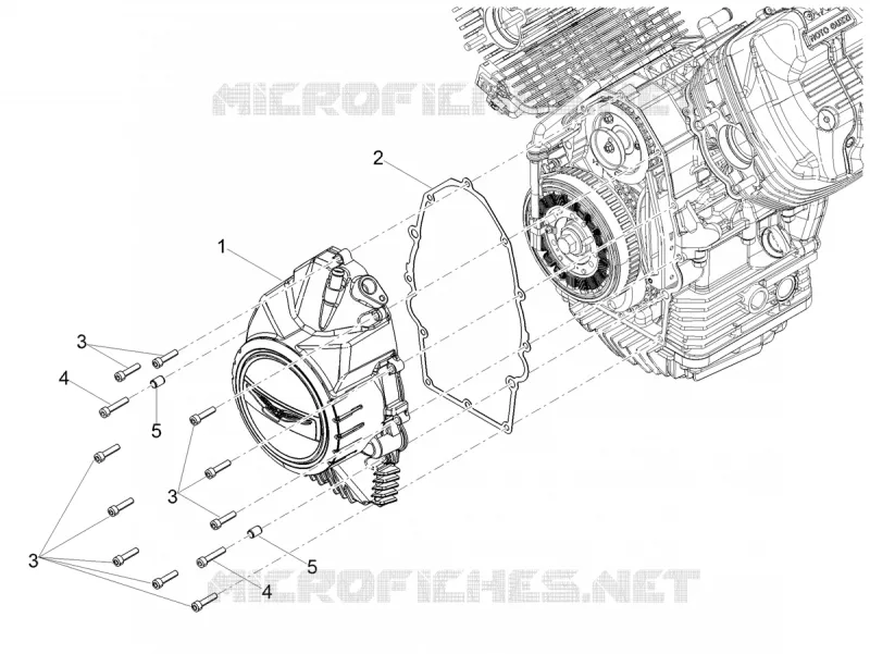 CARTER DE VOLANT MAGNETIQUE MOTO GUZZI MOTO-GUZZI-MOTORCYCLES 850 V7 2021  V7 Stone 850 Euro 5 ABS