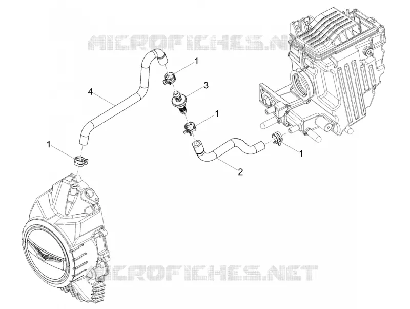 Installation Blow-by MOTO GUZZI MOTO-GUZZI-MOTORCYCLES 850 V7 2021  V7 Stone 850 Euro 5 ABS