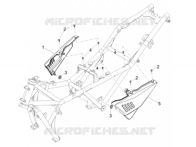 CARENAGES CENTRAUX MOTO GUZZI MOTO-GUZZI-MOTORCYCLES 850 V85 2020  V85 TT Travel Pack 850 Euro 4 ABS