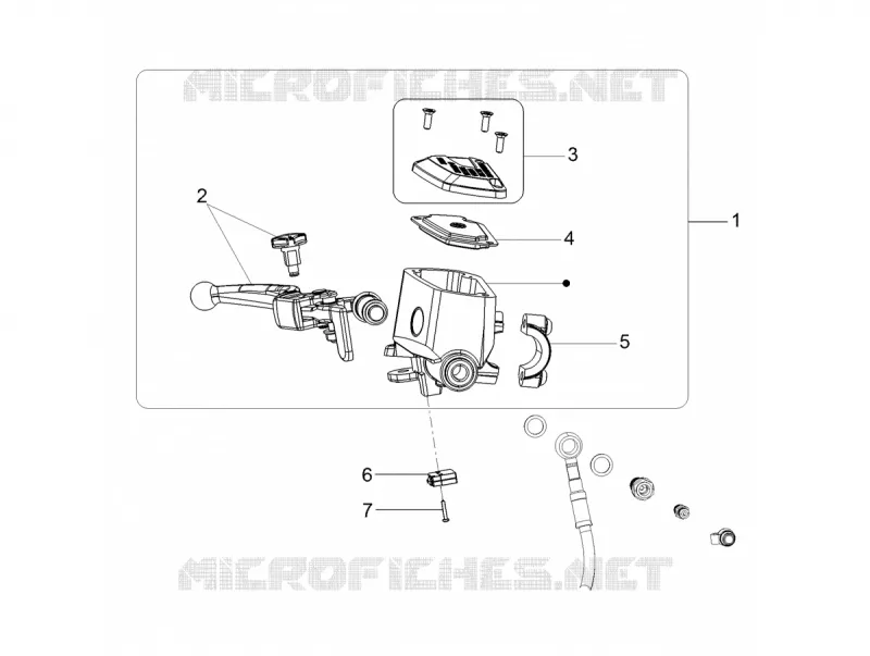 MAITRE CYLINDRE DE FREIN AVANT MOTO GUZZI MOTO-GUZZI-MOTORCYCLES 850 V85 2020  V85 TT Travel Pack 850 Euro 4 ABS