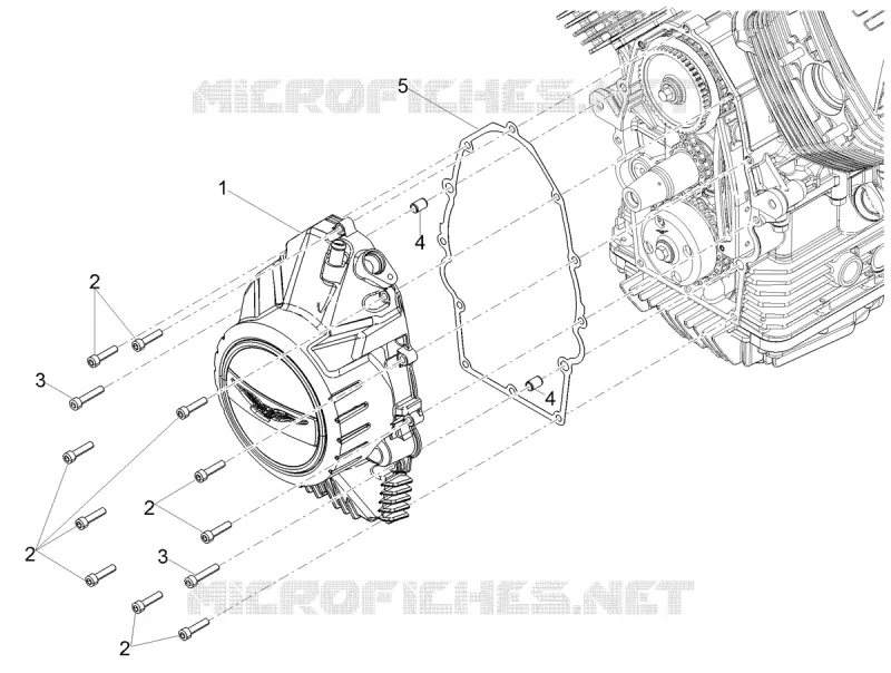 CARTER DE VOLANT MAGNETIQUE MOTO GUZZI MOTO-GUZZI-MOTORCYCLES 850 V85 2021  V85 TT 850 Euro 5 ABS