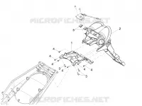 GARDE BOUE ARRIERE CARROSSERIE 850 guzzi-laverda-scarabeo V85 2022 30