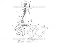 RESERVOIR A ESSENCE RESERVOIR 850 guzzi-laverda-scarabeo V85 2022 47
