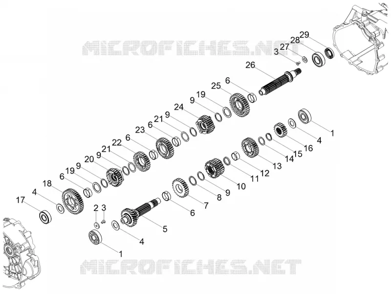 BOITE DE VITESSES MOTO GUZZI MOTO-GUZZI-MOTORCYCLES 850 V85 2022  V85 TT 850 Euro 5 ABS