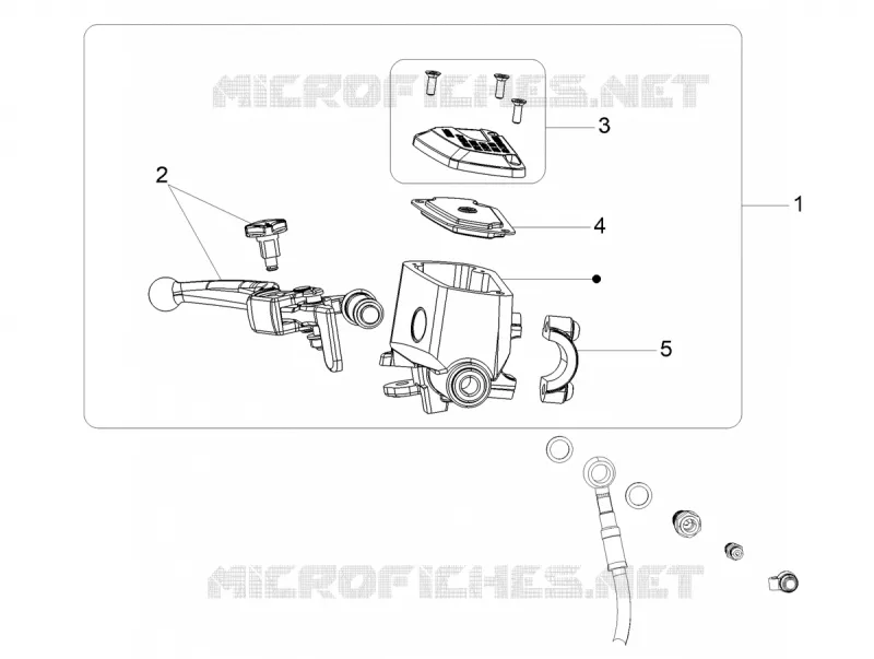 MAITRE CYLINDRE DE FREIN AVANT MOTO GUZZI MOTO-GUZZI-MOTORCYCLES 850 V85 2021  V85 TT 850 Euro 5 ABS