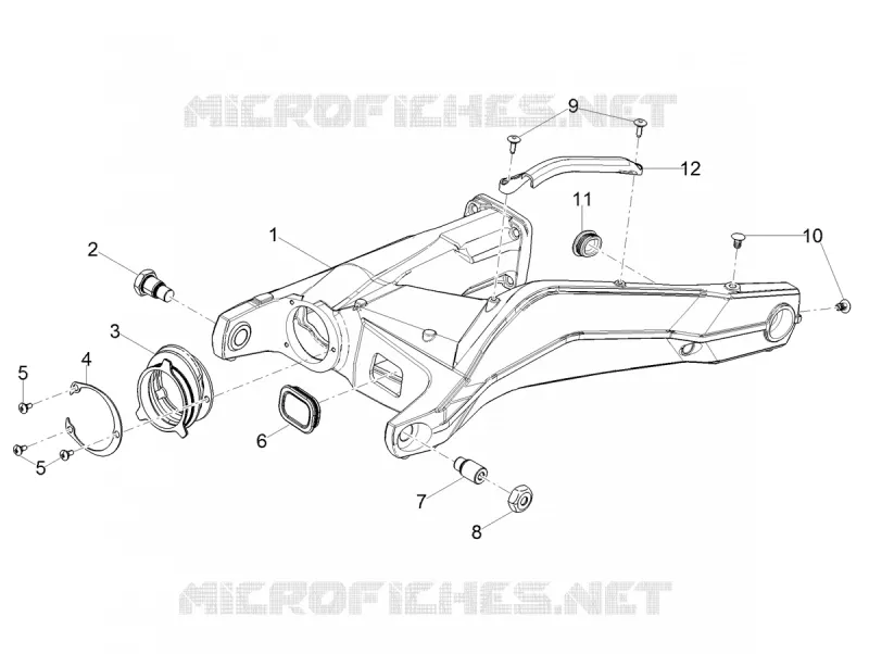 BRAS OSCILLANT MOTO GUZZI MOTO-GUZZI-MOTORCYCLES 850 V85 2021  V85 TT Travel Pack 850 Euro 5 ABS