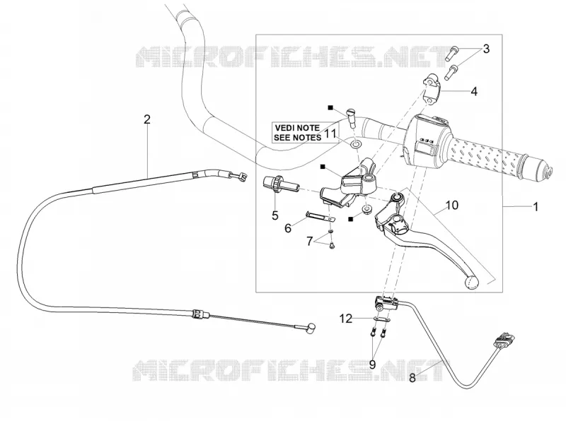 LEVIER D'EMBRAYAGE MOTO GUZZI MOTO-GUZZI-MOTORCYCLES 850 V85 2021  V85 TT Travel Pack 850 Euro 5 ABS