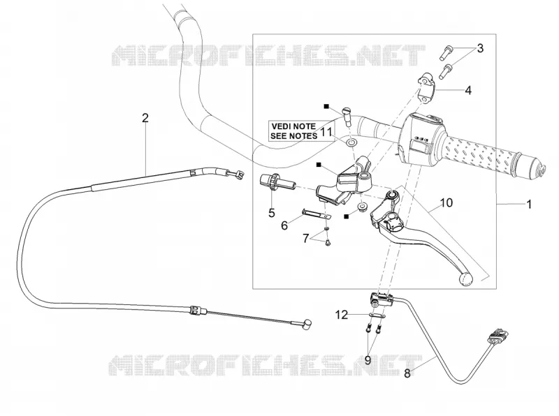 LEVIER D'EMBRAYAGE MOTO GUZZI MOTO-GUZZI-MOTORCYCLES 850 V85 2021  V85 TT Travel Pack 850 Euro 5 ABS