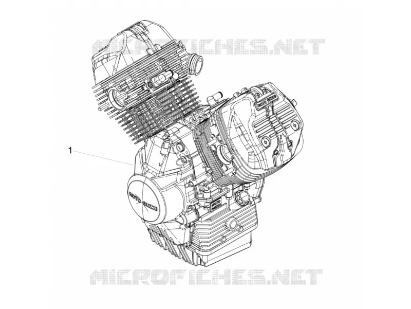 MOTEUR - SELECTEUR - PIGNON MOTO GUZZI MOTO-GUZZI-MOTORCYCLES 850 V9 2020  V9 Bobber 850 Euro 4 ABS