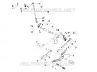 Selecteur boîte de vitesse MOTEUR 850 guzzi-laverda-scarabeo V9 2018 45