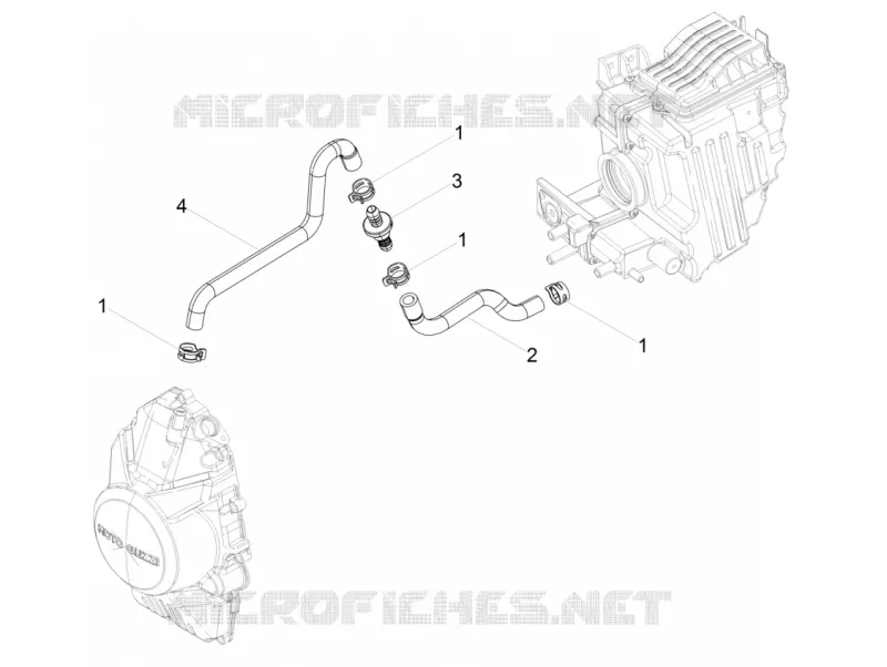 Installation Blow-by MOTO GUZZI MOTO-GUZZI-MOTORCYCLES 850 V9 2020  V9 Bobber Sport 850 Euro 4 ABS
