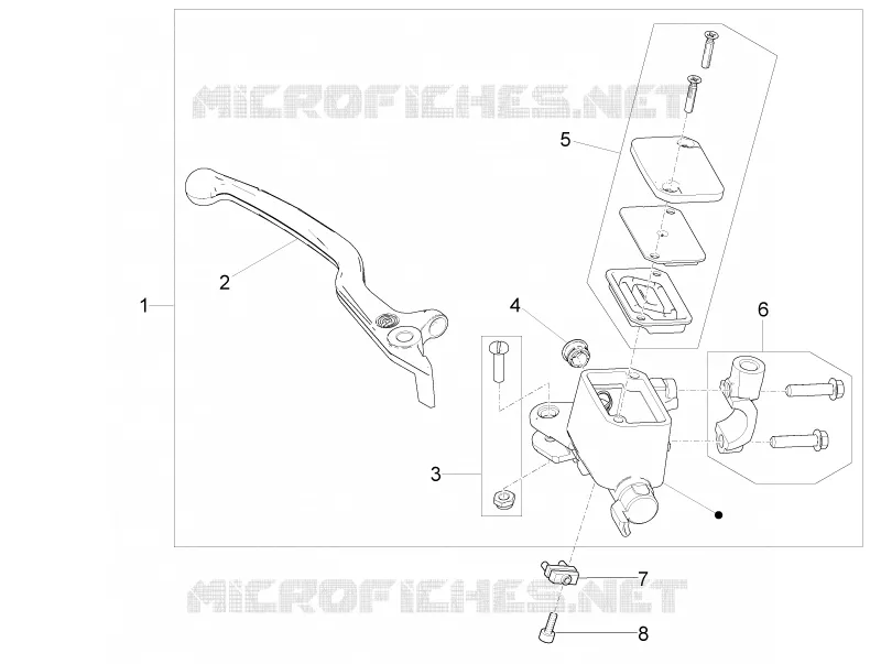 MAITRE CYLINDRE DE FREIN AVANT MOTO GUZZI MOTO-GUZZI-MOTORCYCLES 850 V9 2020  V9 Bobber Sport 850 Euro 4 ABS