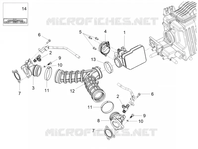 BOITIER PAPILLON INJECTION MOTO GUZZI MOTO-GUZZI-MOTORCYCLES 850 V9 2021  V9 Roamer 850 Euro 5 ABS