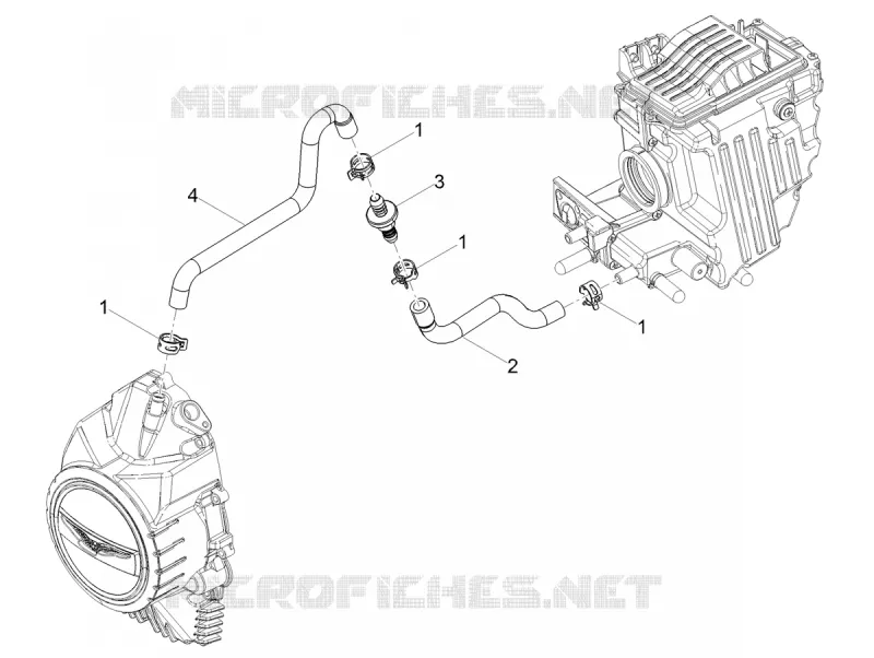 Installation Blow-by MOTO GUZZI MOTO-GUZZI-MOTORCYCLES 850 V9 2021  V9 Roamer 850 Euro 5 ABS