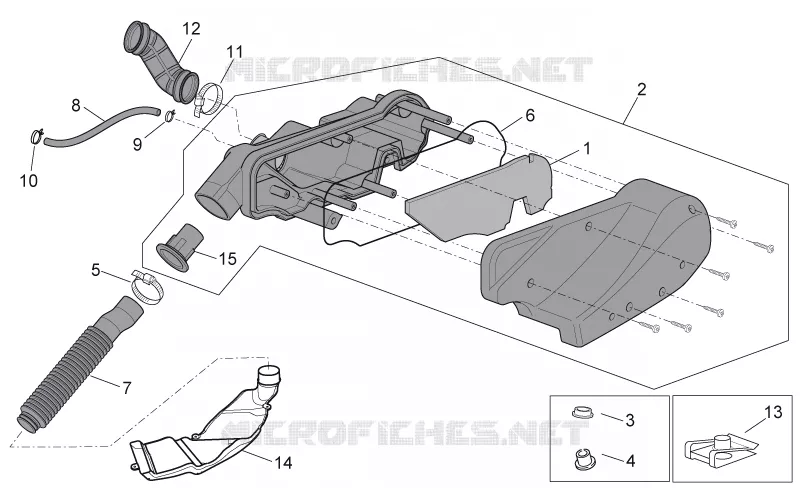 Corps filtre SCARABEO SCARABEO-SCOOTER 100 SCARABEO 2009  Scarabeo 4T E3