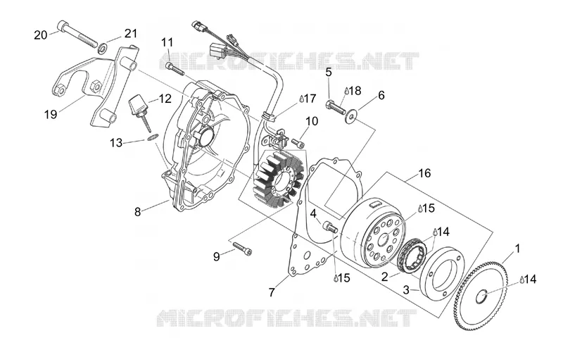 Groupe allumage SCARABEO SCARABEO-SCOOTER 150 SCARABEO 2000  Scarabeo (engine Rotax)