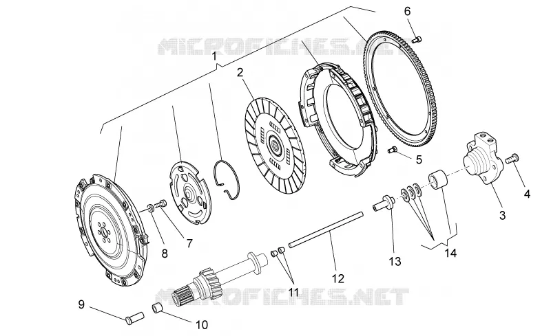 Embrayage MOTO GUZZI MOTO-GUZZI-MOTORCYCLES 1200 SPORT 2012  Sport 8V