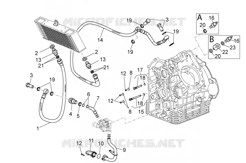 Lubrification MOTO GUZZI MOTO-GUZZI-MOTORCYCLES 1200 SPORT 2011  Sport 8V