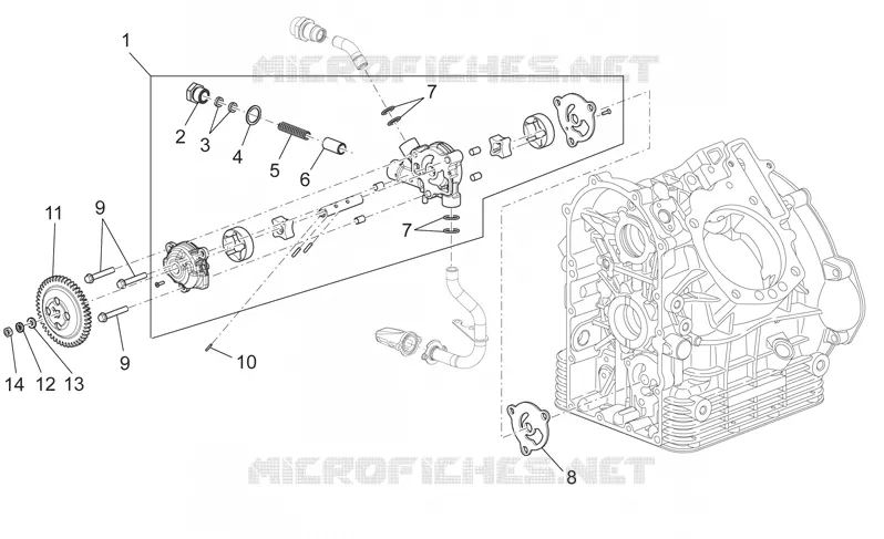 Pompe huile MOTO GUZZI MOTO-GUZZI-MOTORCYCLES 1200 SPORT 2012  Sport 8V
