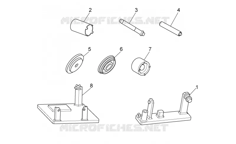 Specific tools II MOTO GUZZI MOTO-GUZZI-MOTORCYCLES 1200 SPORT 2009  Sport 8V