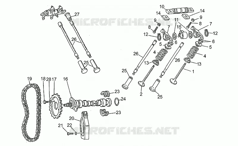 Distribution MOTO GUZZI MOTO-GUZZI-MOTORCYCLES 750 750-X 1992  X Polizia/PA 1A Serie